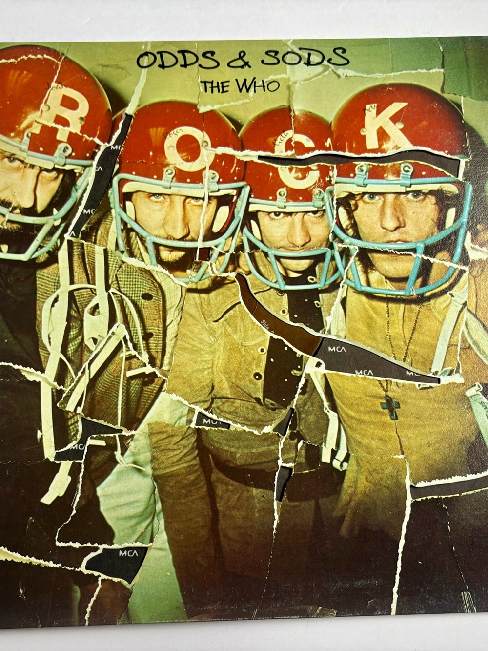 The Who Odds & Sods Die Cut Cover 1974 LP Track MCA-2126 G VG+